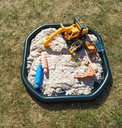 Tuff tray Spot mini zwart (70 cm)