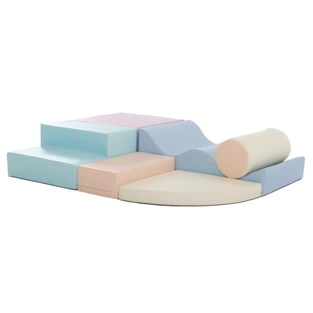 Zachte foamblokken explorer set pastel IGLU