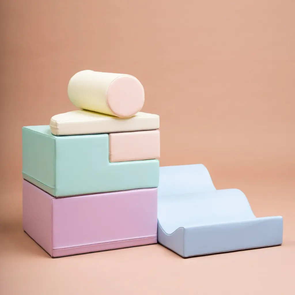 Zachte foamblokken explorer set pastel IGLU