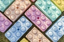 Pastel mega bouwblokken Blubloxx huren