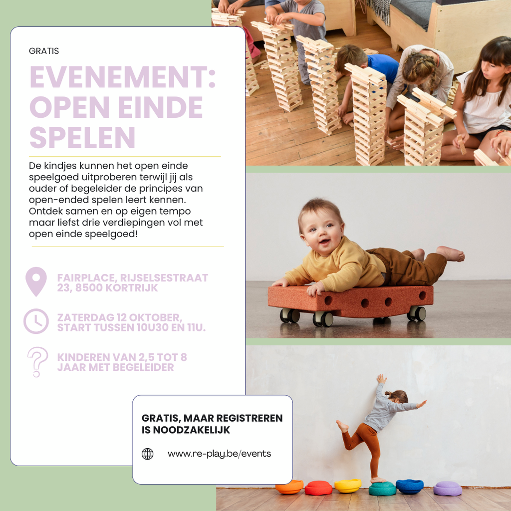 Registratie workshop open einde spelen