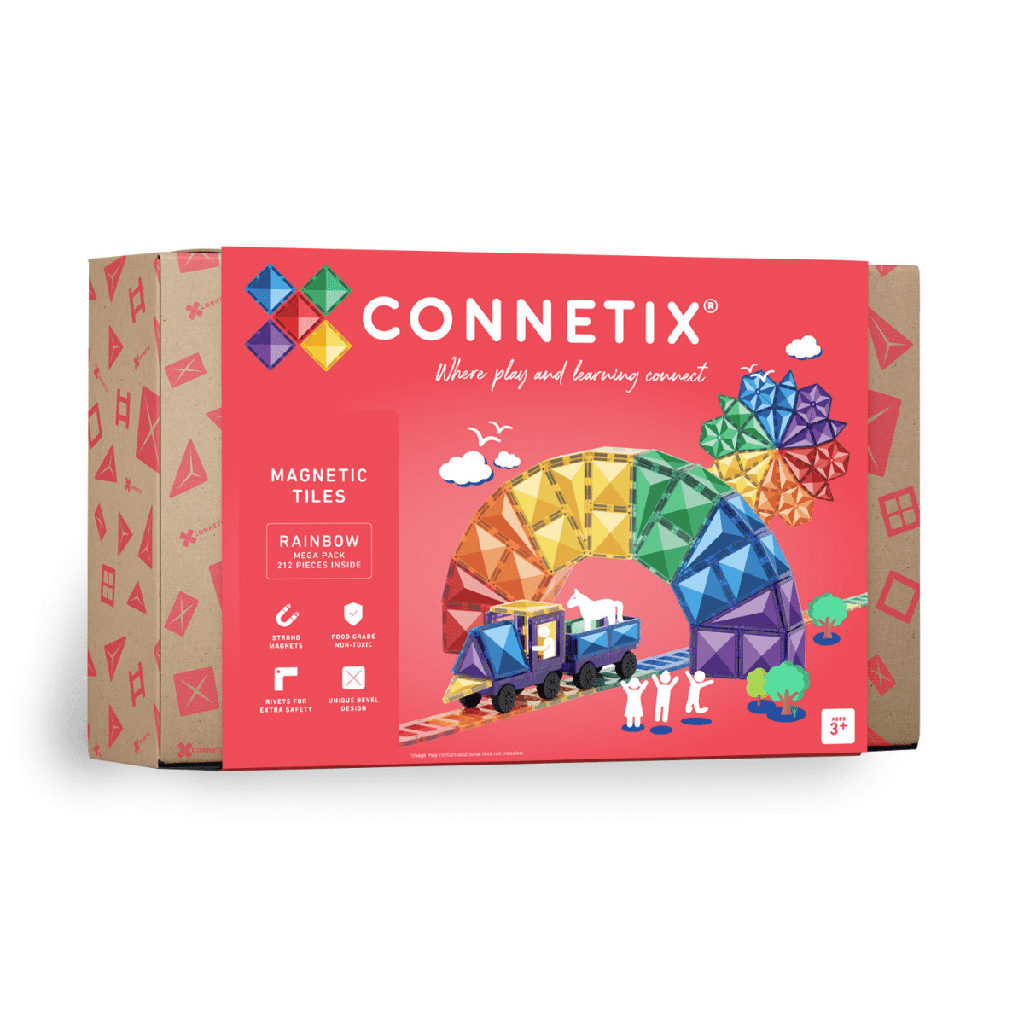 CONNETIX magnetische tegels rainbow mega pack