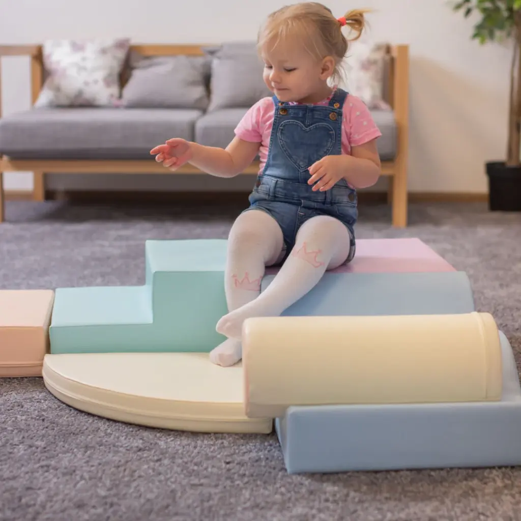 Zachte foamblokken explorer set pastel IGLU