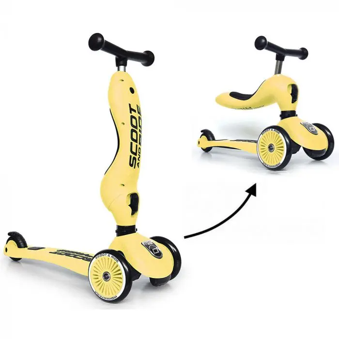 Scoot & Ride Highway Kick geel