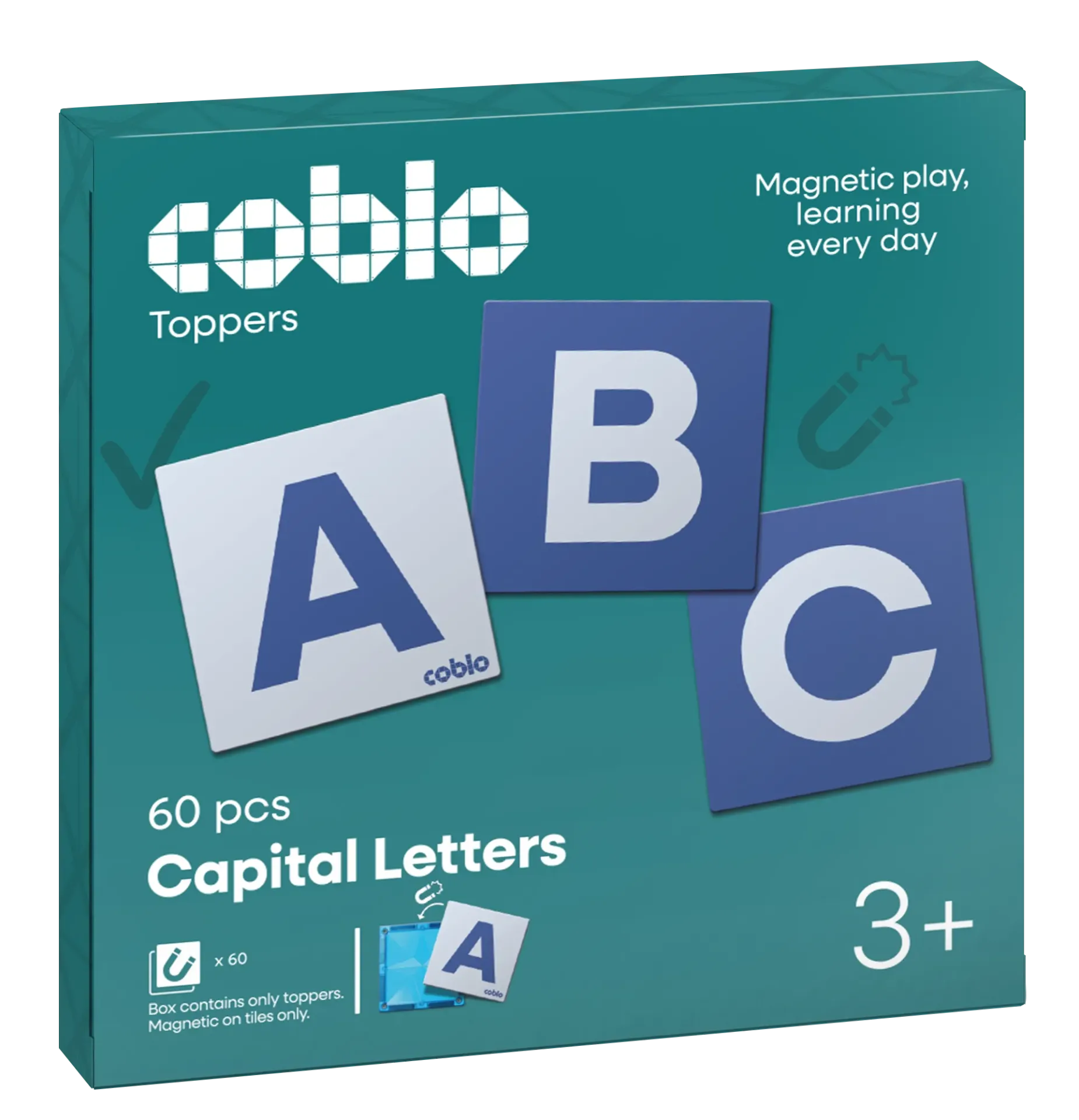 Coblo toppers hoofdletters