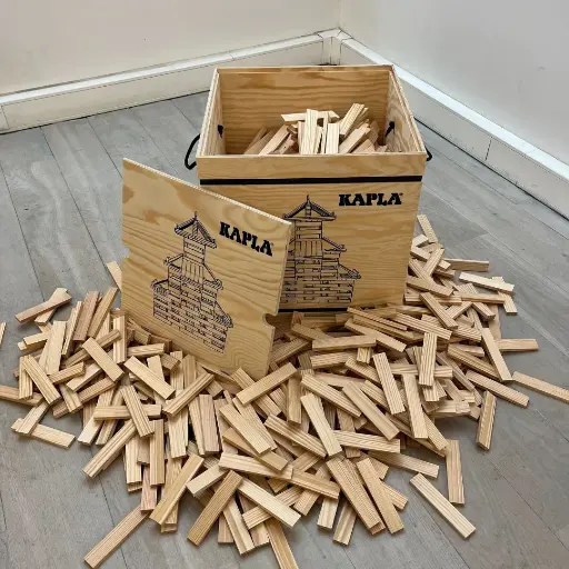 Kapla box met 1000 houten plankjes