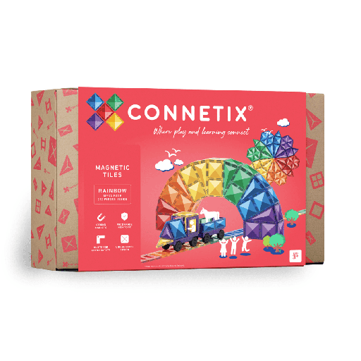 CONNETIX magnetische tegels rainbow mega pack