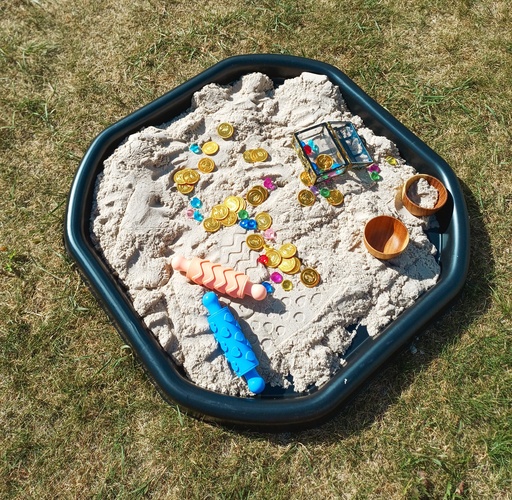 Tuff tray Spot mini zwart (70 cm)